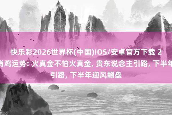 快乐彩2026世界杯(中国)IOS/安卓官方下载 2026年生肖鸡运势: 火真金不怕火真金, 贵东说念主引路, 下半年迎风翻盘