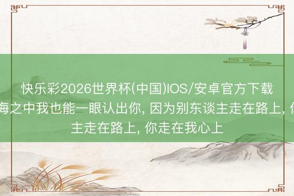 快乐彩2026世界杯(中国)IOS/安卓官方下载 茫茫东谈主海之中我也能一眼认出你， 因为别东谈主走在路上， 你走在我心上