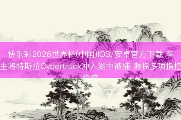 快乐彩2026世界杯(中国)IOS/安卓官方下载 车主将特斯拉Cybertruck冲入湖中被捕 濒临多项指控