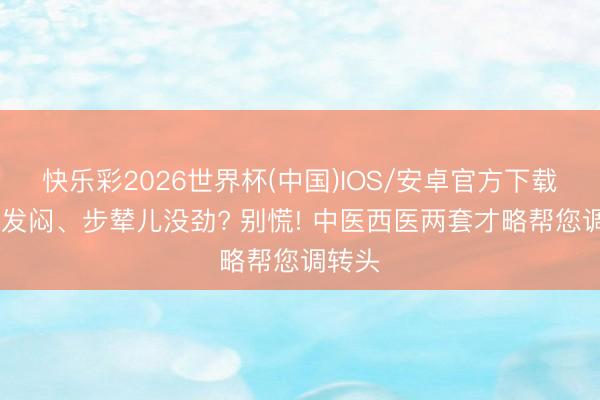 快乐彩2026世界杯(中国)IOS/安卓官方下载 胸口发闷、步辇儿没劲? 别慌! 中医西医两套才略帮您调转头